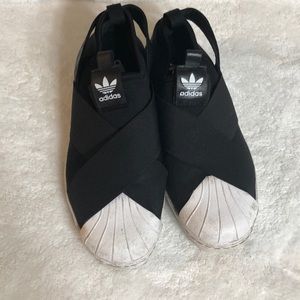 adidas criss cross slip on